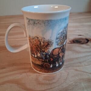 Dunoon Stoneware Mug Historic Scotland Highlands, Made in Scotland Vintage